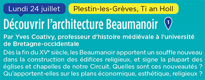 Le Circuit des Chapelles, édition 2017 - Conférence Découvrir l’architecture Beaumanoir - Plestin
