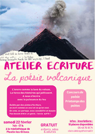 Atelier d'écriture La poésie volcanique